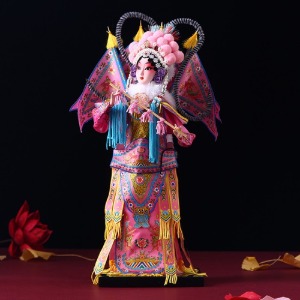 중국 전통 경극 인형 장식품